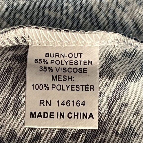 Midi Dress SZ S Sea Ocean Nautical Semi Sheer Mesh Skirt Art to Wear Grunge - Picture 15 of 16